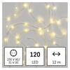EMOS LED vánoční drop řetěz, 12 m, venkovní i vnitřní, teplá bílá, časovač D3AW15