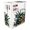 EMOS LED vánoční řetěz, 24 m, venkovní i vnitřní, multicolor, programy, časovač D4AM25