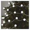 EMOS LED světelný cherry řetěz – kuličky 2,5 cm, 4 m, venkovní i vnitřní, studená bílá, časovač D5AC01