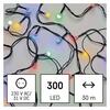 EMOS LED vánoční cherry řetěz – kuličky, 30 m, venkovní i vnitřní, multicolor, časovač D5AM04