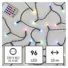 EMOS LED vánoční cherry řetěz – kuličky, 10 m, RGB, ovladač, programy, časovač D5AA01