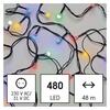 EMOS LED vánoční cherry řetěz - kuličky, 48 m, venkovní i vnitřní, multicolor, programy,časovač D5AM27