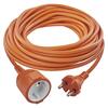 EMOS Dvoužilový pohyblivý přívod 20 m / 1 zásuvka / oranžový / PVC / 230 V / 1,5 mm2 P01320R