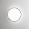 Stropní LED svítidlo Madera, dřevo, 22 W, 3520 lm, CCT, 38x8,3 cm