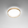 Stropní LED svítidlo Madera, dřevo, 22 W, 3520 lm, CCT, 38x8,3 cm