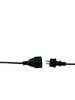 Kabel se svítidly PICNIC, černý, 10 x E27, IP44, s vidlicí Schuko, 10 m