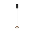 Závěsné LED svítidlo Atreo hnědo-béžový kov/hliník, 6 W, 3000 K, průměr 13 x 200 cm