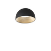 Stropní LED svítidlo COCO černá, 30 W, 3300 lm, CCT, 35x23 cm