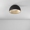 Stropní LED svítidlo COCO černá, 30 W, 3300 lm, CCT, 35x23 cm