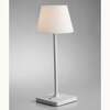 Nabíjecí venkovní stolní svítidlo JAMMIN bílá, kov, LED 2,2 W, 60 lm, 3000 K, stmívatelné, IP54, 39 x 15 cm