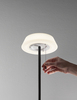 Solární stolní lampa Jin (černá), dobíjecí LED 1,2 W, stmívatelná 3000K, IP54, ? 17 x 32 cm