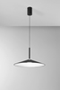 Závěsné LED svítidlo Khan (černá), 18 W, CCT 2700 / 3500 K, 48 x 200cm