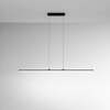 Závěsné svítidlo LED SHANGHAI černá 29 W 3250 lm 3000 K 100x1,2x150 cm