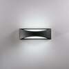 Venkovní nástěnné svítidlo LED WEISS hliník černá 16W 1800lm CCT IP54 35x12x11,3 cm