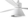 FARO AMELIA L CONE LED stropní ventilátor, bílá