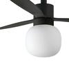 FARO AMELIA L BALL LED stropní ventilátor, černá SMART