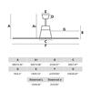 FARO TYPHOON M LED LED stropní ventilátor bílá/dřevo