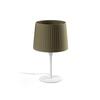 FARO SAMBA bílá/skládaná zelená mini stolní lampa