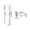 FARO CLAP 1030 lampa se zápichem, černá 2x6W 3000K 38st. 24V