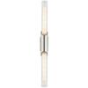 HUDSON VALLEY nástěnné svítidlo PYLON ocel/sklo nikl/matné E27 2x6W 2142-PN-CE