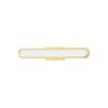 HUDSON VALLEY nástěnné svítidlo STARKEY mosaz/sklo staromosaz/čirá LED 12W 2700K stmívatelné 2517-AGB-CE