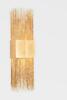 HUDSON VALLEY nástěnné svítidlo SABINE ocel zlatá E27 2x15W 326-02-VGL-CE