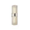 HUDSON VALLEY nástěnné svítidlo VALENCIA ocel/alabastr nikl LED 10W 2700K stmívatelné 3415-PN-CE