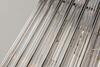 HUDSON VALLEY závěsné svítidlo WALLIS ocel/sklo staromosaz/čirá E14 6x40W 6310-AGB-CE