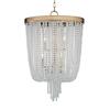HUDSON VALLEY závěsné svítidlo ROYALTON ocel/křišťál staromosaz E14 8x40W 9018-AGB-CE