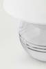 HUDSON VALLEY stolní lampa NICOLE křišťál/textil nikl/bílá E14 1x8W HL310201-PN-CE