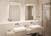 LUCIS nástěnné svítidlo IZAR I 40W LED 3000K akrylátové sklo nerez I1.L1.1200.83M DALI2 DALI