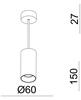 Deko-Light závěsné svítidlo - Can 150, 1x 7,5 W GU10, bílá 342254