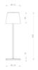 Deko-Light nabíjecí svítidlo, Canis, 3,5 W, 2200/3000 K, 3,7V DC 270 lm šedá / zelená IP65 346045