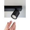 Deko-Light stropní přisazené svítidlo Librae Roa II 220-240V AC/50-60Hz GU10 2x max. 50,00 W tmavě černá RAL 9005 348173