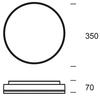 Deko-Light nástěnné a stropní svítidlo Subra, 3000K, Motion 220-240V AC/50-60Hz 29,00 W 3000 K 2900 lm bílá 401005