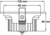 Deko-Light stropní vestavné svítidlo COB 95 26-27V DC 10,00 W 6000 K 900 lm bílá  565069