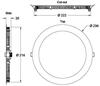 Light Impressions Deko-Light stropní vestavné svítidlo LED Panel 16 17-18V DC 13,00 W 2700 K 1260 lm bílá 565094