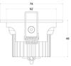 Light Impressions Deko-Light stropní vestavné svítidlo COB 68 CCT 24V DC 8,00 W 2500-6500 K 534 lm bílá 565193