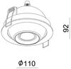 Deko-Light stropní vestavné svítidlo Bellatrix 18V DC 9,00 W 3000 K 760 lm bílá  565340