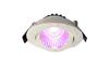 Deko-Light vestavné bodové svítidlo Dione IP44, 7W, RGB+3000 K, světlešedá 565451