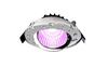 Deko-Light vestavné bodové svítidlo Dione IP44, 7W, RGB+3000 K, chrom 565453