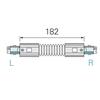 Deko-Light kolejnicový systém 3-fázový 230V D Line Flexspojka levé-pravé 220-240V AC/50-60Hz bílá RAL 9016 248  710039