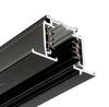 Deko-Light 3-fázový kolejnicový systém - D Line DALI vestavná lišta s křídly 3m, černá 710511