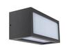 Deko-Light venkovní nástěnné přisazené svítidlo Rilongo offen Up and Down, 1x max. 15 W E27, tmavěšedá 731227