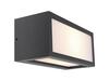 Deko-Light venkovní nástěnné přisazené svítidlo Rilongo offen Up and Down, 1x max. 15 W E27, tmavěšedá 731227