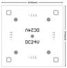 Light Impressions KapegoLED modulární systém Modular Panel II 2x2 24V DC 1,50 W 25 lm 65 mm 848005