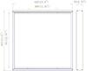 Deko-Light přisazený rám pro 620x620mm Panel  930665