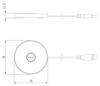 Deko-Light USB nabíjecí základna USB A bez napájení pro svítidla Canis Mini 930732