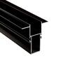 Deko-Light profil - Combo fasádní profil s prostorem pro trafo s křídly, 3mm, 1m černá 970869