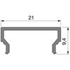 Light Impressions Reprofil kryt H-01-15 matt 75% průhlednost 1000 mm 984032